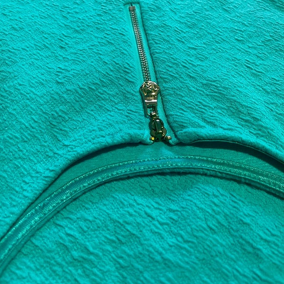 Tank top mini dress watermelon color with rose bud shape zipper slider Medium - Picture 5 of 5